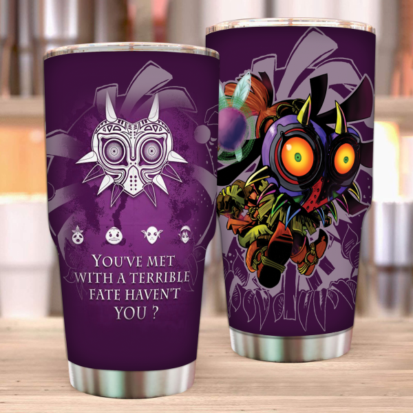 The Legend Of Zelda Majora's Mask You've Met With A Terrible Fate Haven't You Tumbler 30oz