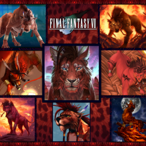 Final Fantasy VII Red XIII/Nanaki Bed Set 