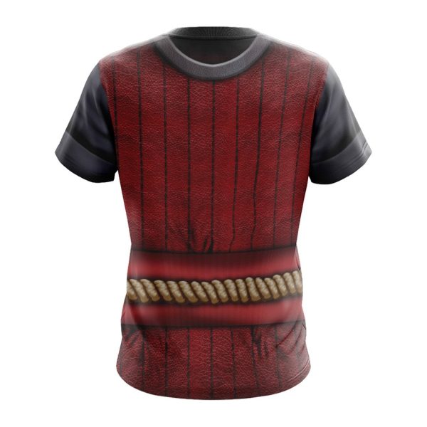 Mortal Kombat Liu Kang Cosplay Unisex 3D T-shirt Zip Hoodie