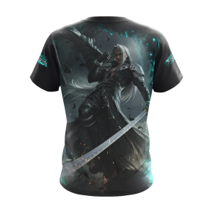 Final Fantasy VII Remake Sephiroth Unisex 3D T-shirt Zip Hoodie   