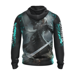 Final Fantasy VII Remake Sephiroth Unisex 3D T-shirt Zip Hoodie   