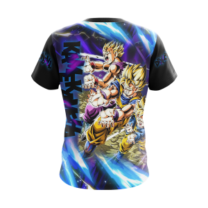 Dragon Ball Kamekameha Son Family - Son Goku Goten Gohan Unisex 3D T-shirt Zip Hoodie 