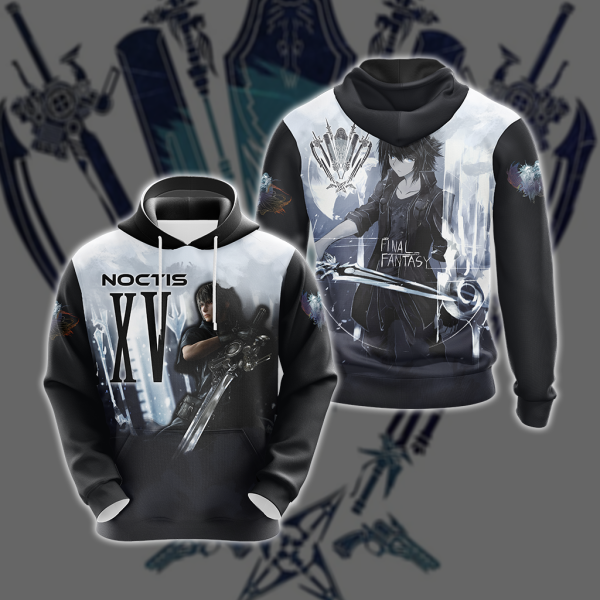 Noctis Final Fantasy XV Weapon Unisex 3D T-shirt Zip Hoodie Hoodie S