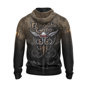 Baldur's Gate 3 Symbol Unisex 3D T-shirt Zip Hoodie   