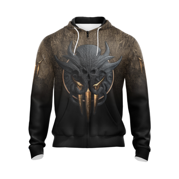 Baldur's Gate 3 Symbol Unisex 3D T-shirt Zip Hoodie