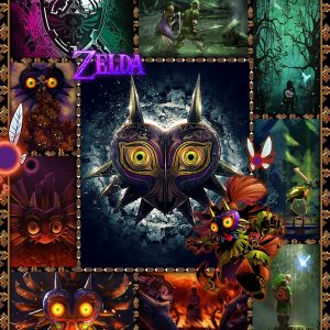 The Legend Of Zelda Majora's Mask 3D Bed Set