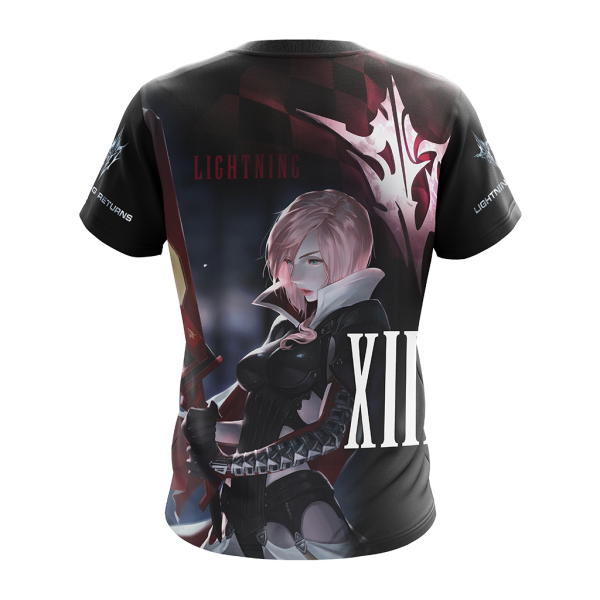 Final Fantasy XIII Lightning Returns Unisex 3D T-shirt Zip Hoodie