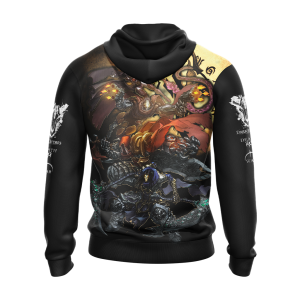 Darksiders 4 Horsemen Unisex 3D T-shirt Zip Hoodie   