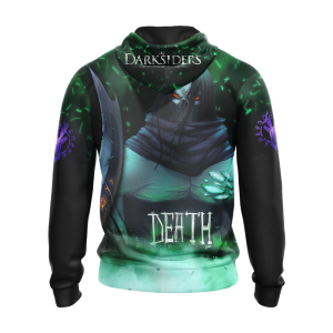 Darksiders Death Unisex 3D T-shirt Zip Hoodie   