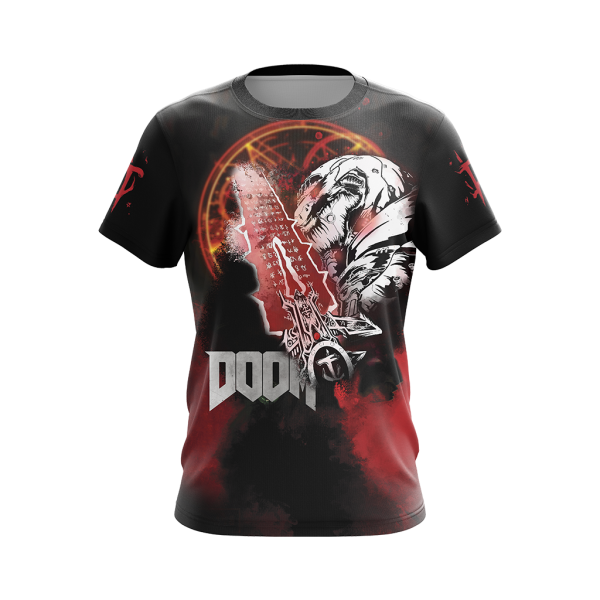 Doom Video Game Unisex 3D T-shirt Zip Hoodie