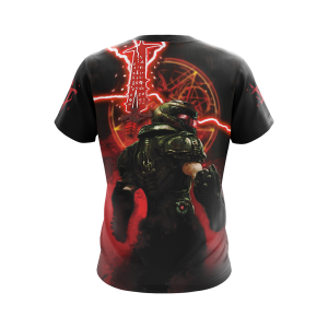 Doom Video Game Unisex 3D T-shirt Zip Hoodie 