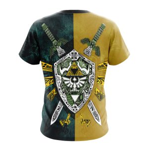 The Legend Of Zelda Unisex 3D T-shirt Zip Hoodie   