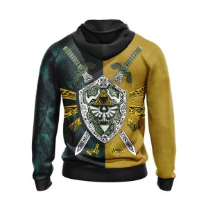 The Legend Of Zelda Unisex 3D T-shirt Zip Hoodie   