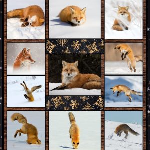 Fox In The Snow 3D Throw Blanket