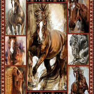 Horse Lovers 3D Quilt Bed Set