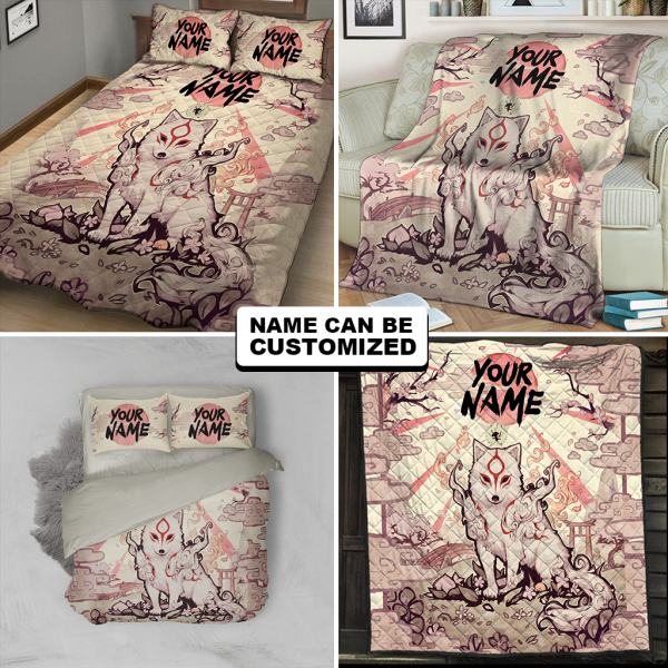 Okami-Customized 3D Bed Set