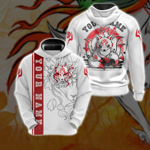 Ninetail fox Spirit - Customized New Unisex 3D Pullover Hoodie