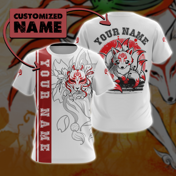 Ninetail fox Spirit - Customized New Unisex 3D T-shirt