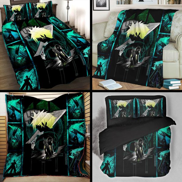 Final Fantasy Cloud Strife 3D Quilt Set