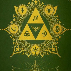 The Legend of Zelda New Version Square Rug