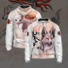 Okami Fox Unisex 3D Zip Up Hoodie