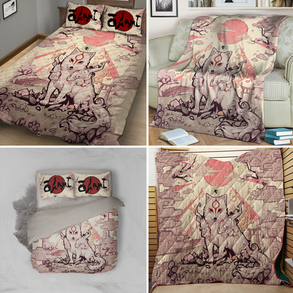 Okami New 3D Throw Blanket