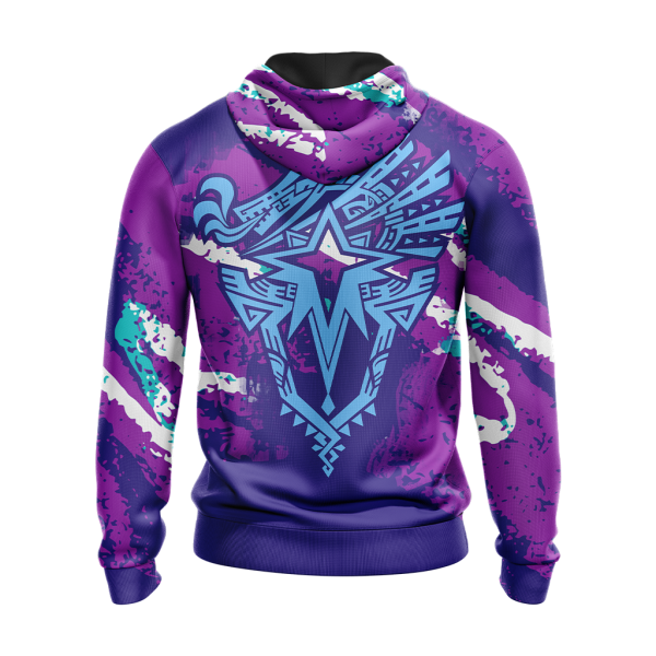 Monster Hunter World Iceborne - Logo Unisex 3D Zip Up Hoodie