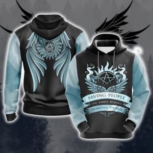 Supernatural Unisex 3D Pullover Hoodie