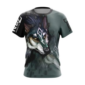 The Legend Of Zelda Link Wolf Unisex 3D T-shirt