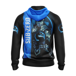 Mortal Kombat Sub Zero This Time Will Be Your Last Unisex 3D Zip Up Hoodie