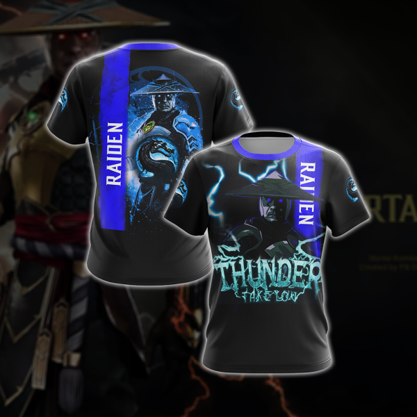 Mortal Kombat Raiden Unisex 3D T-shirt