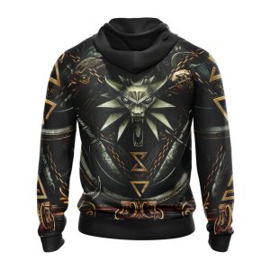 Witcher Symbol Unisex 3D Zip Up Hoodie