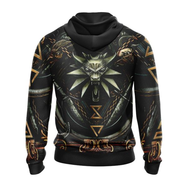 Witcher Symbol Unisex 3D Pullover Hoodie