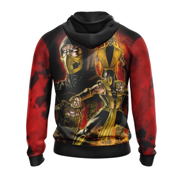 Mortal Kombat - Scorpio Unisex 3D Zip Up Hoodie