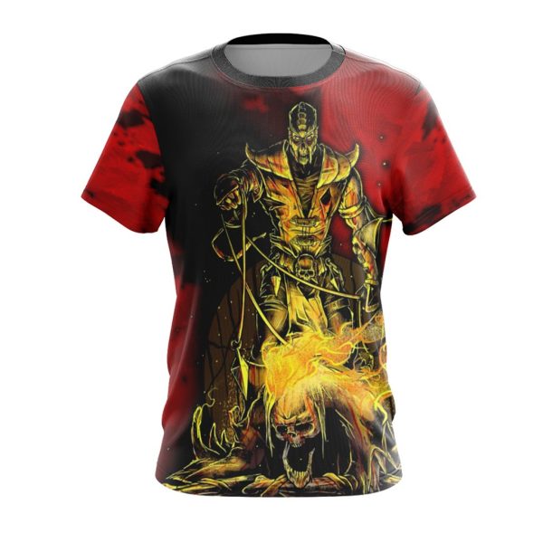 Mortal Kombat - Scorpio Unisex 3D T-shirt