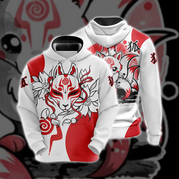 Ninetail fox Spirit Unisex 3D Hoodie