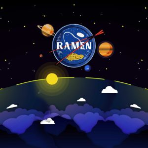 Ramen in Nasa style 3D Apron