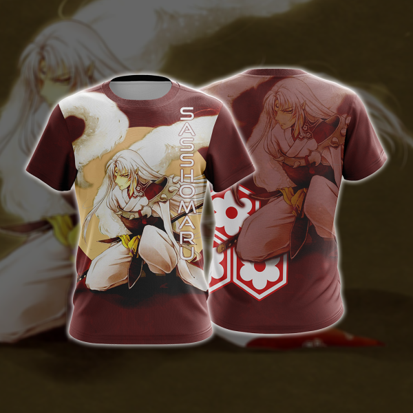 Inuyasha-Sesshomaru Unisex 3D T-shirt