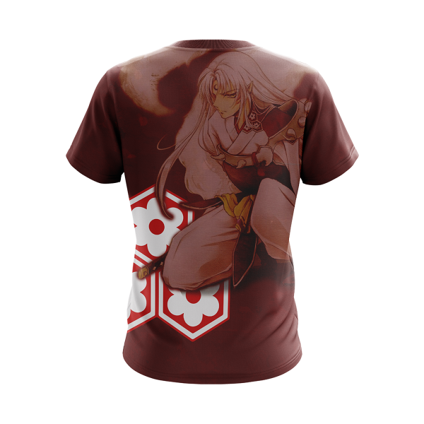 Inuyasha-Sesshomaru Unisex 3D T-shirt