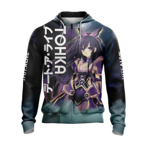 Date A Live - Tohka Yatogami 3D Zip Up Hoodie