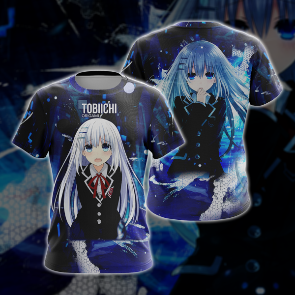 Date A Live - Tobiichi Origami New Unisex 3D T-shirt