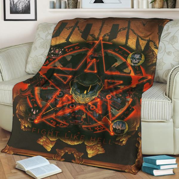 Doom 3D Throw Blanket 150cm x 200cm