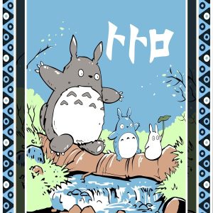 Totoro 3D Throw Blanket