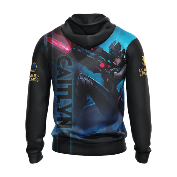 League of Legends - Caitlyn Champion Unisex 3D Hoodie