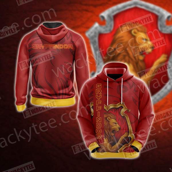 Gryffindor - The Braverest Harry Potter 3D Hoodie