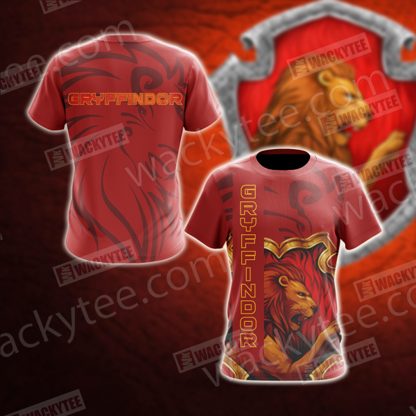 Gryffindor - The Bravest Harry Potter Unisex 3D T-shirt