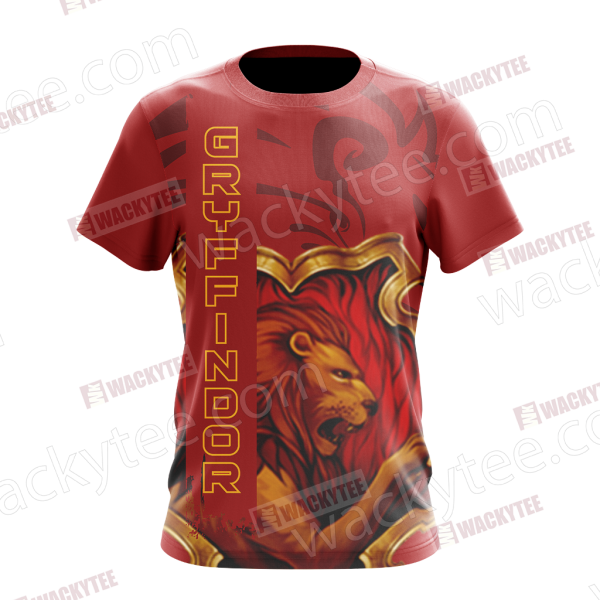 Gryffindor - The Bravest Harry Potter Unisex 3D T-shirt