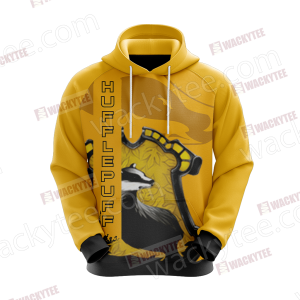 Hufflepuff - Hard Workers Harry Potter 3D Hoodie