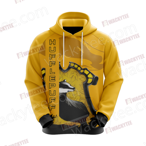 Hufflepuff - Hard Workers Harry Potter 3D Hoodie