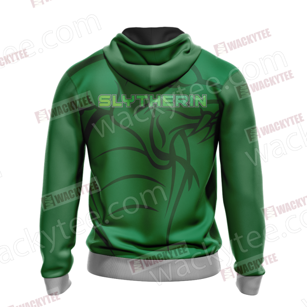 Slytherin - Power-Hungry Harry Potter Zip Up Hoodie